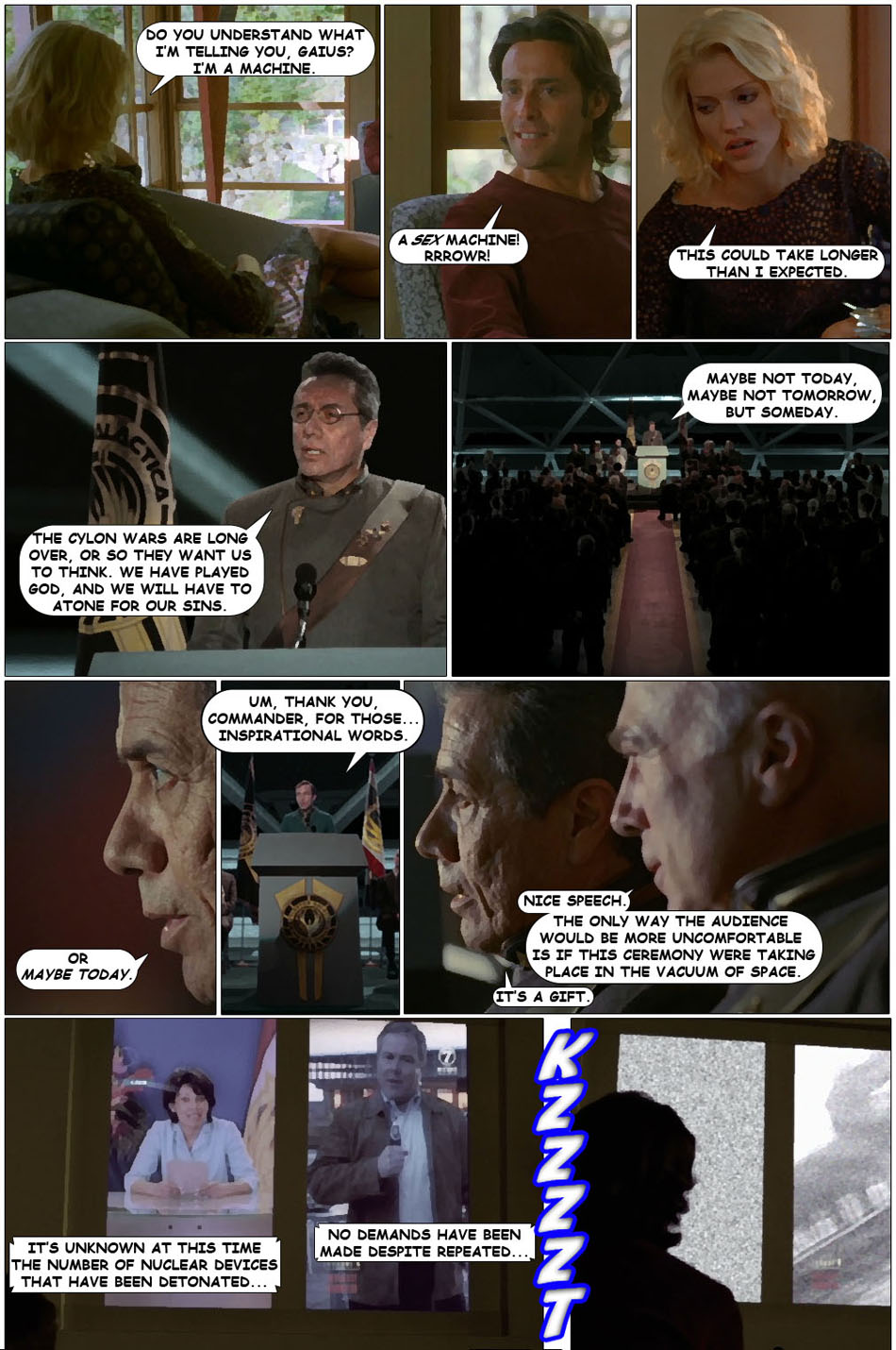 Five-Minute Battlestar Galactica: The Miniseries Comic