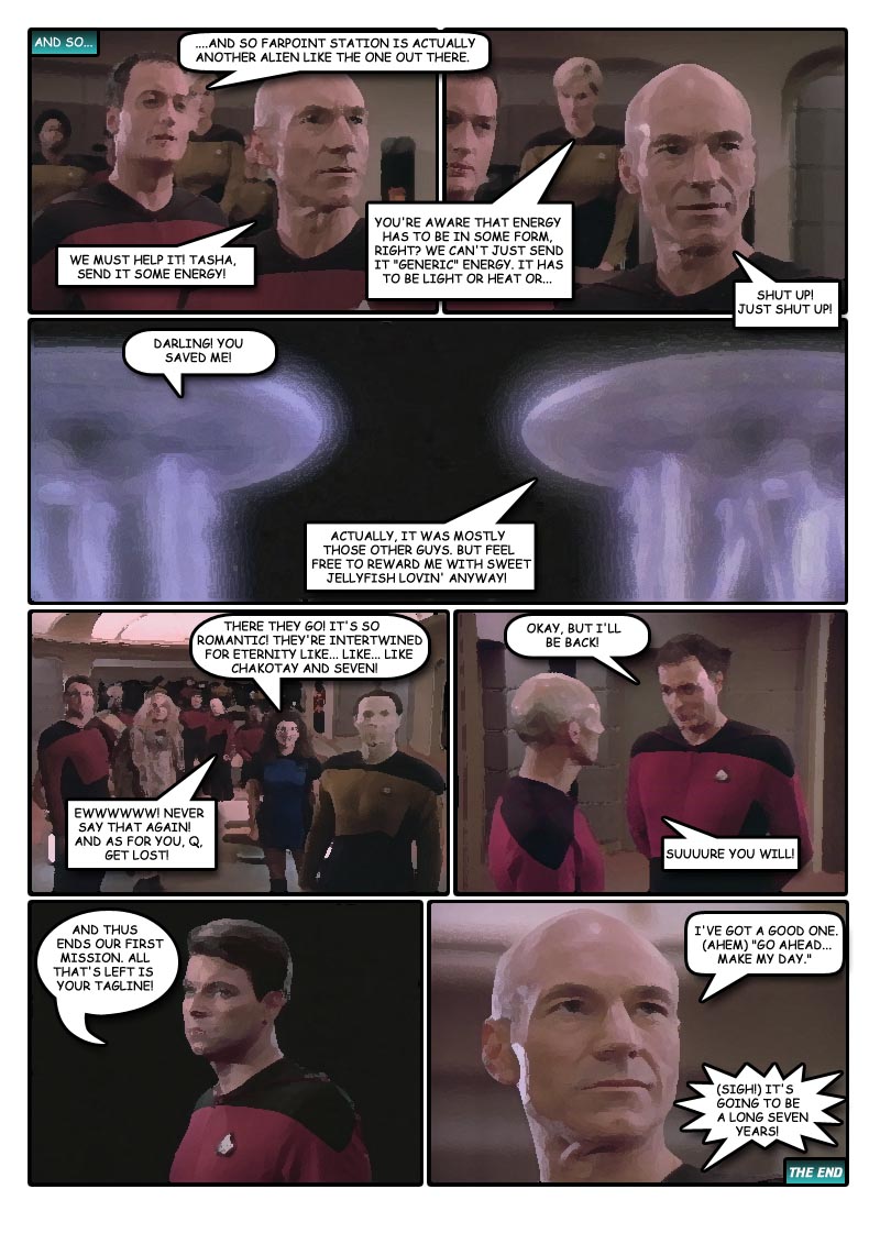 Five-Minute Encounter at Farpoint Comic