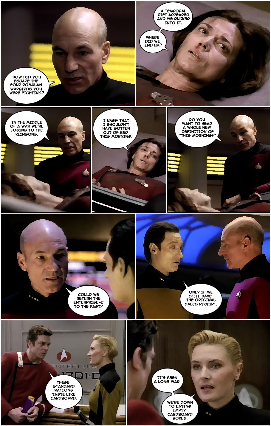 Five-Minute Yesterday's Enterprise Comic