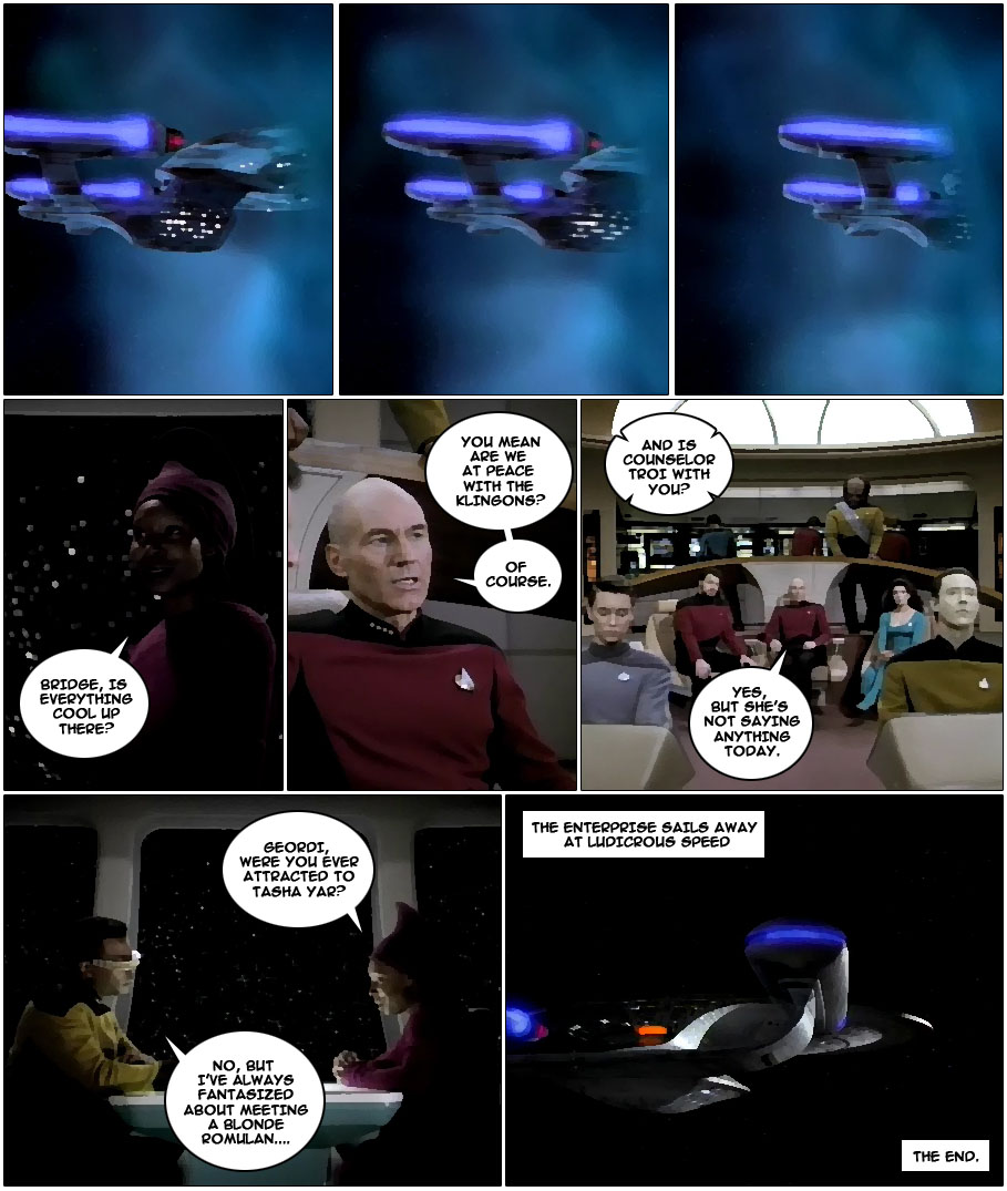 Five-Minute Yesterday's Enterprise Comic